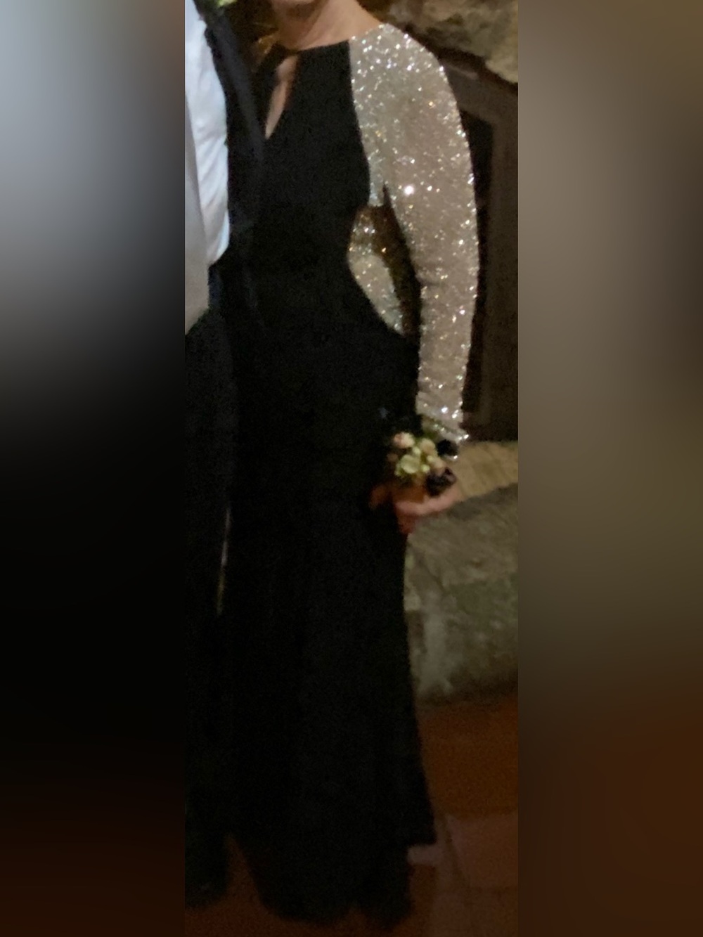 Xscape Black Evening Gown Wedding Formal Mother Grandmother Bride Dress - Picture 7 of 7